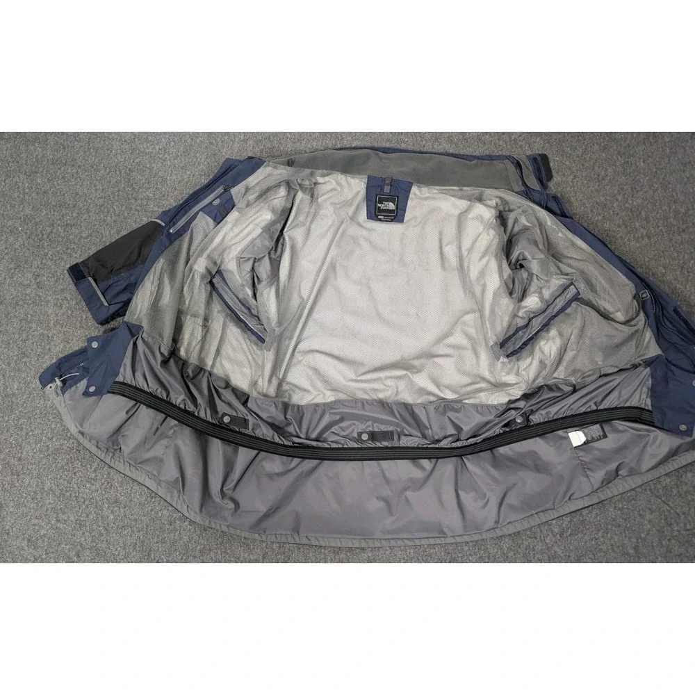 North Face Jacket Men's‎ 2XL Blue Hyvent Abul Raincoat Outdoors Hiking TB5M TN5M